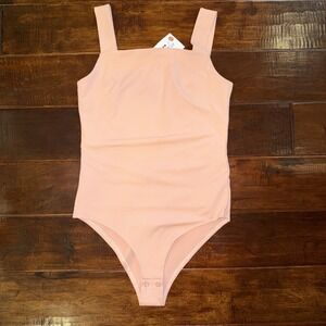 Reoria Body Suit Size Medium Square Neck Pale Pink NWT